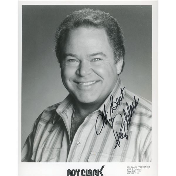 Country Music Sensation Roy Clark signed photo