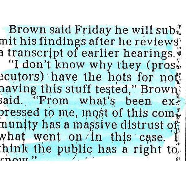 Martin Luther King's Killer James Earl Ray Signed Newspaper Article