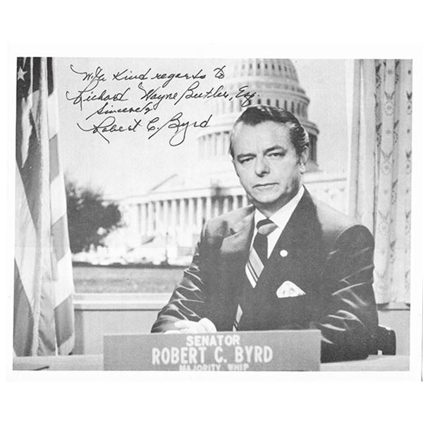 Murderer Robert C. BYRD Signed Photo