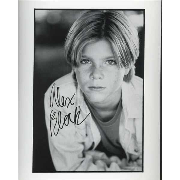Bubble Boy Alex Black signed photo