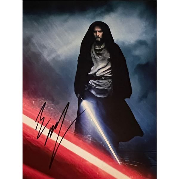 Star Wars Ewan McGregor signed photo