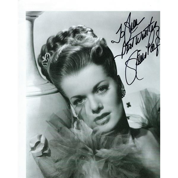 Follow The Boys Janis Paige signed photo