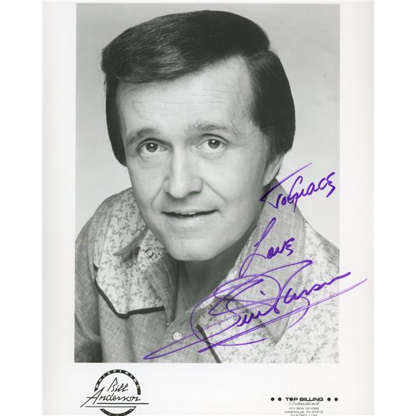 Whispering Bill Anderson signed photo