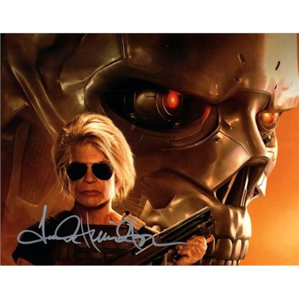 Terminator Linda Hamilton facsimile signed photo