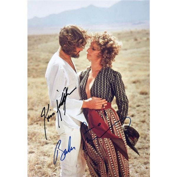 A Star is Born (1976) Barbra Streisand and Kris Kristofferson facsimile signed movie photo