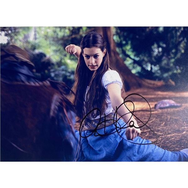 Ella Enchanted Anne Hathaway facsimile signed movie photo
