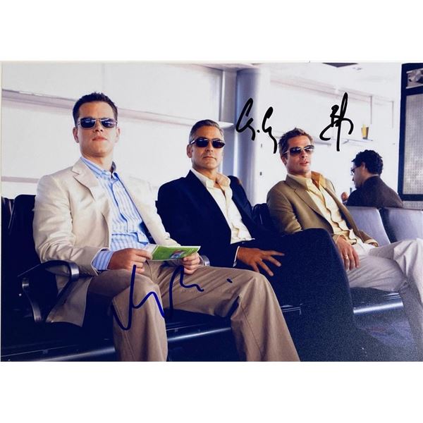 Ocean's Twelve cast facsimile signedphoto