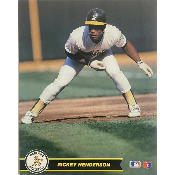 Oakland A's Rickey Henderson photo