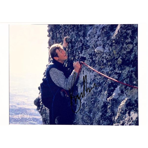 James Bond Roger Moore facsimile signed movie photo