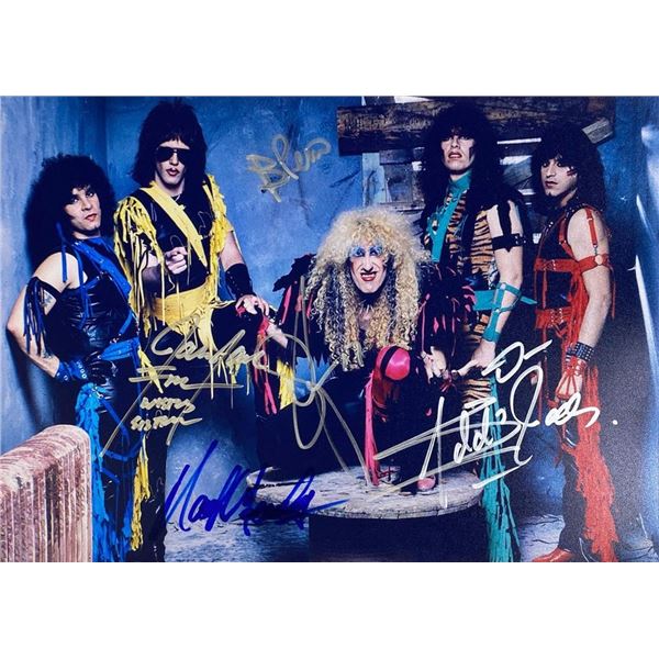 Twisted Sister facsimile band signed photo