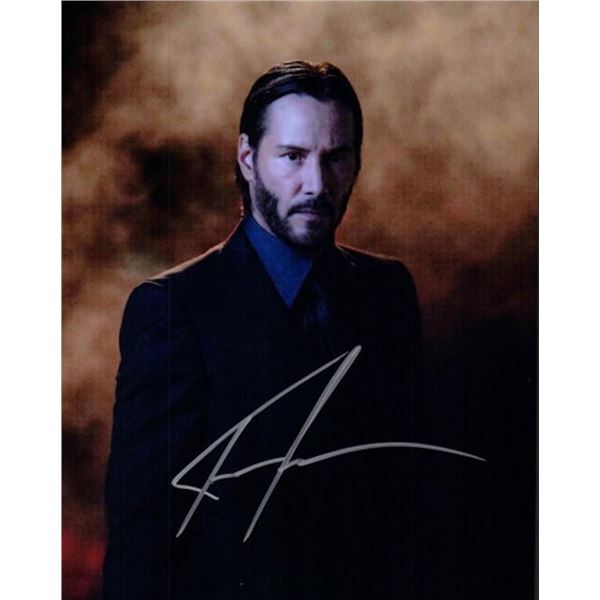 John Wick Keanu Reeves facsimile signed photo