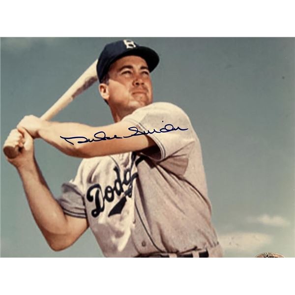 Duke Snider facsimile signed photo