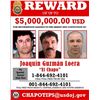Image 1 : El Chapo Wanted Poster Reprint
