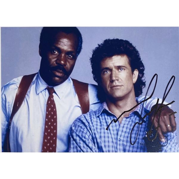 Lethal Weapon Mel Gibson facsimile signedphoto