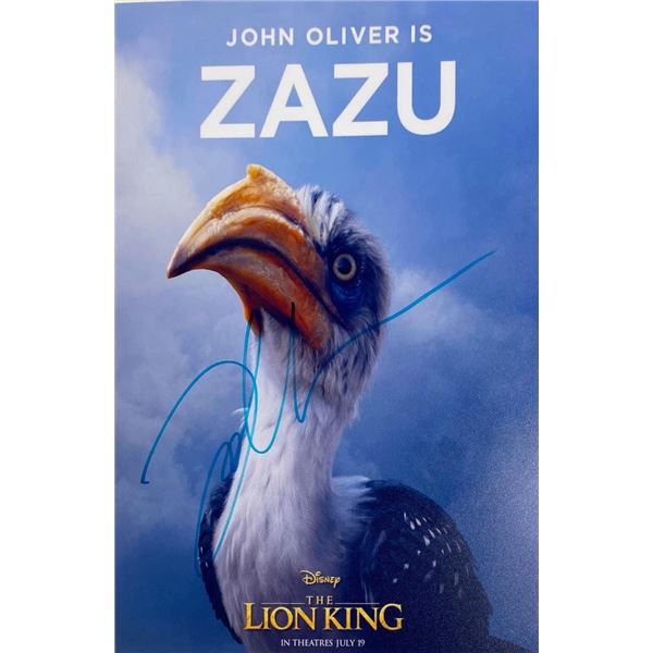 The Lion King John Oliver facsimile signed movie photo
