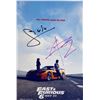 Image 1 : Fast & Furious 6 facsimile signed  movie photo