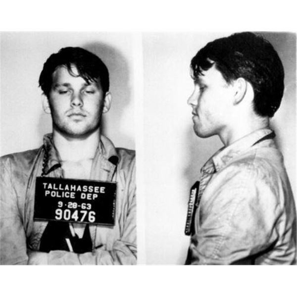 Jim Morrison Reprint Mugshot