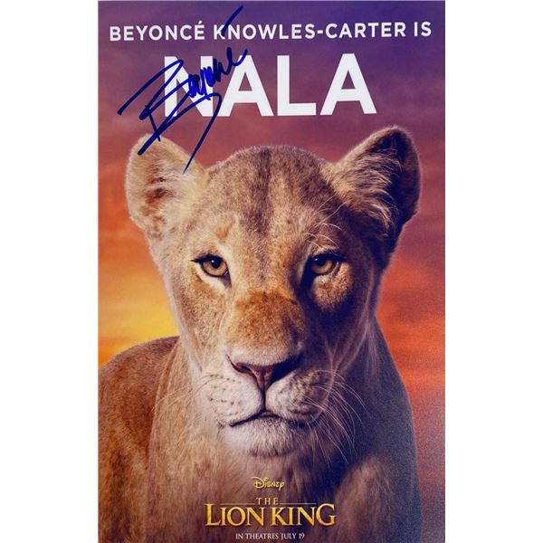 The Lion King Beyonce Knowles facsimile signed movie photo