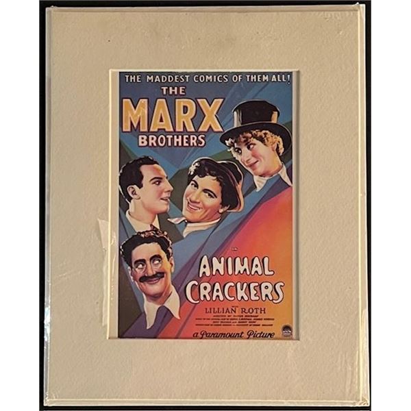 The Marx Brothers Animal Crackers Print Matted