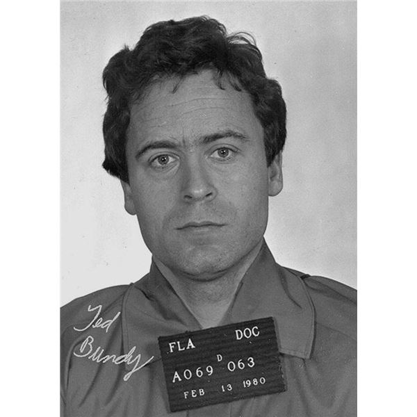 Ted Bundy Mugshot Reprint