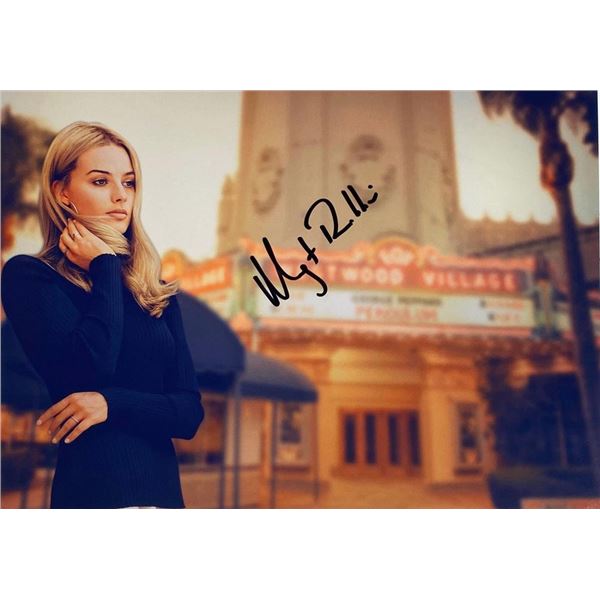 Once Upon a Time... In Hollywood Margot Robbie facsimile signed movie photo