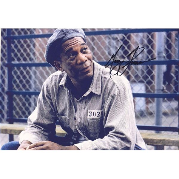 The Shawshank Redemption Morgan Freeman facsimile signed movie photo