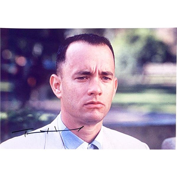 Forrest Gump Tom Hanks facsimile signed movie photo
