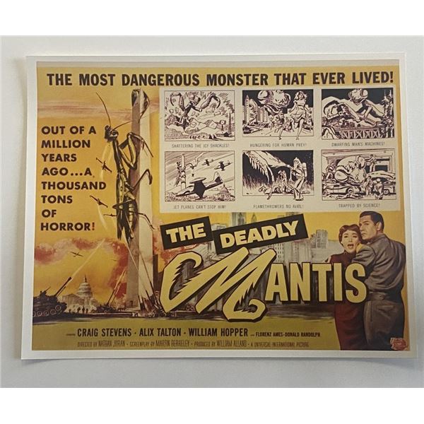 The Deadly Mantis vintage movie photo