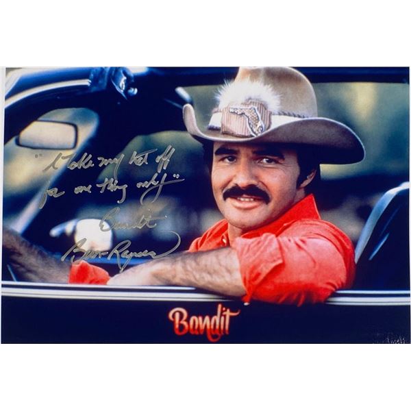 Smokey and The Bandit Burt Reynolds facsimile signed movie photo