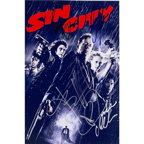 Sin City cast facsimile signed movie photo