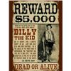 Image 1 : Billy the Kid Wanted Poster Reprint