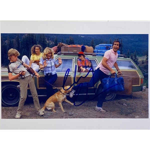 National Lampoon's Vacation Chevy Chase facsimile signed photo