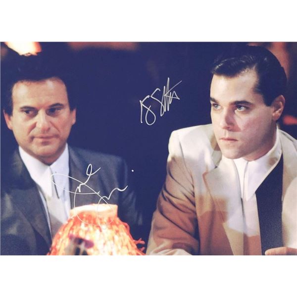 Goodfellas Joe Pesci and Ray Liotta facsimile Signed Photo