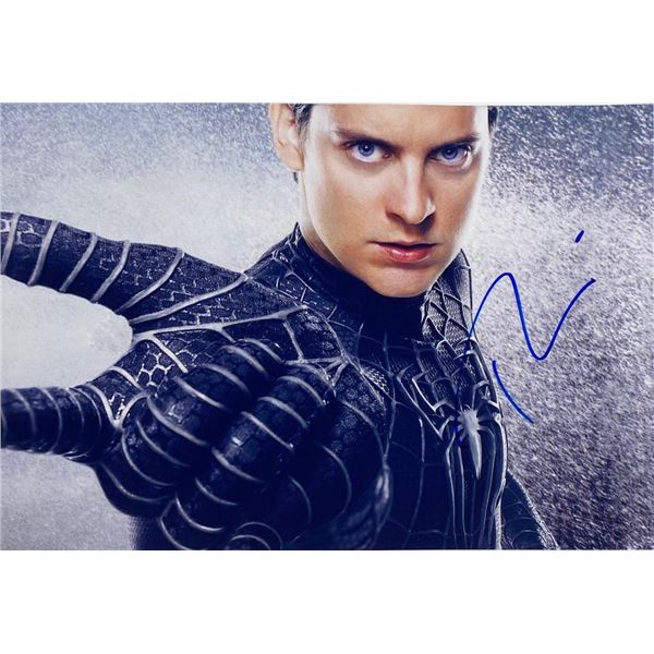 Spider-Man Tobey Maguire facsimile signedphoto
