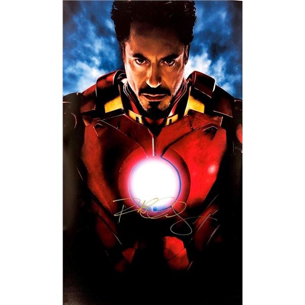 Iron Man Robert Downey Jr. facsimile signed movie photo
