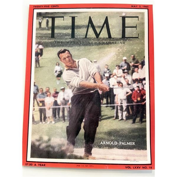 1960 Arnold Palmer Time magazine cover photo