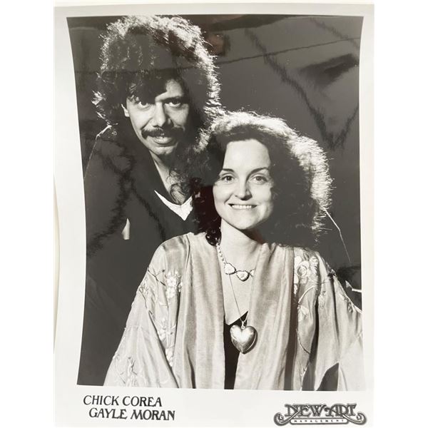 Chick Corea & Gayle Moran unsigned photo