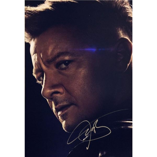 Jeremy Renner facsimile signed movie photo