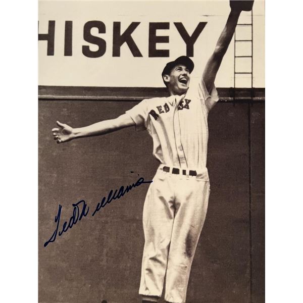 Boston Red Sox Ted Williams facsimile signed photo
