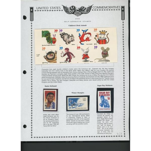 2006 United States Self-Adhesive Booklet Stamp Set