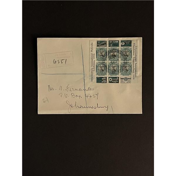 1936 Johannesburg South Africa First Day Cover
