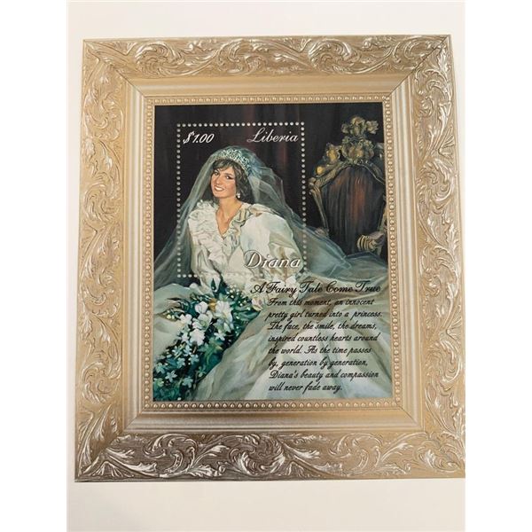 Liberia Princess Diana commemorative stamp