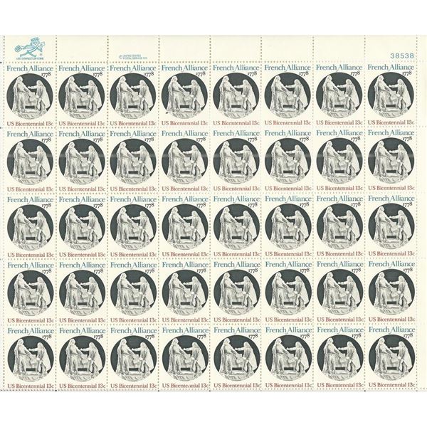 U.S. Bicentennial-French Alliance Stamps