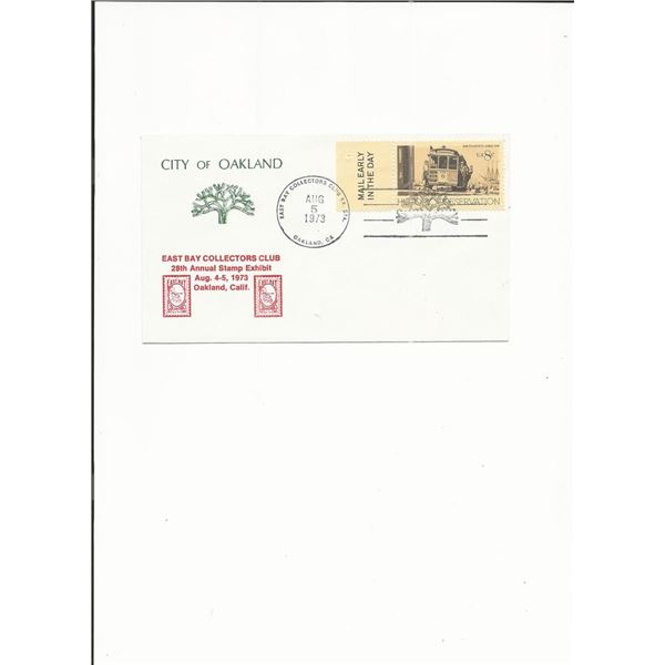 Oakland East Bay Collectors Club - First Day Cover - 1973