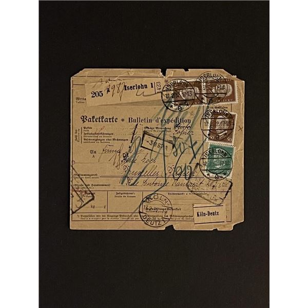 1932 Germany Stamped Postcard