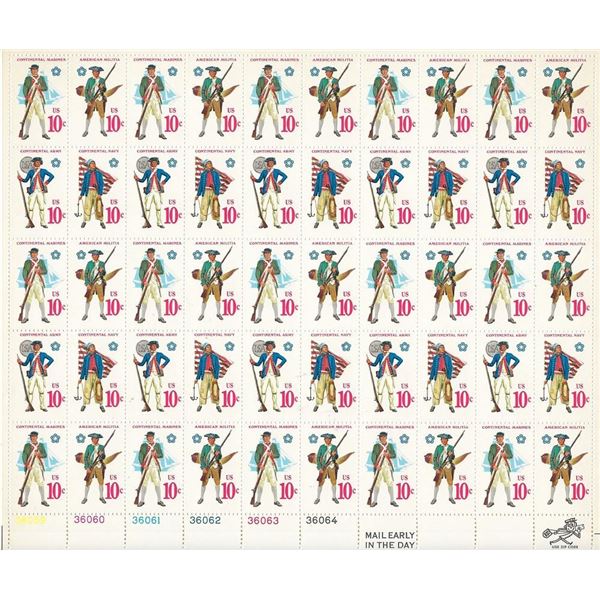 Early American Military Uniform Stamps