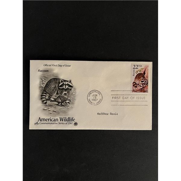 American Wildlife First Day Cover