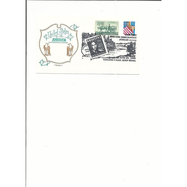 Taylors Falls, Minn. - Swedish Immigration Jubilee - First Day Cover - 1996