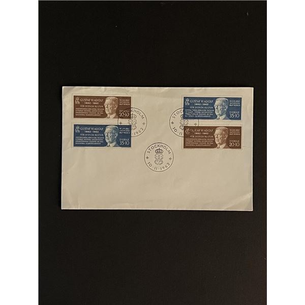 1962 Sweden First Day Cover