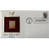 Image 1 : Merian Botanical Prints Pineapple Gold Stamp Replica First Day Cover